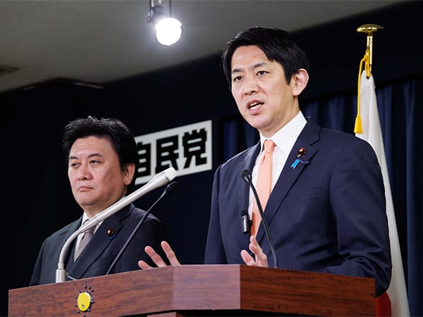 小林鷹之 政務調査会長 記者会見