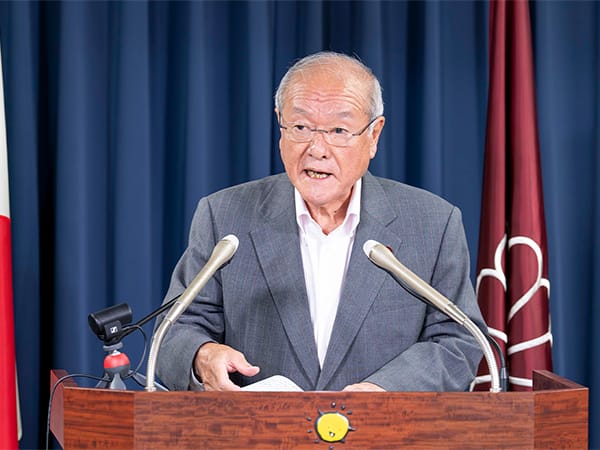 役員会後 鈴木幹事長記者会見