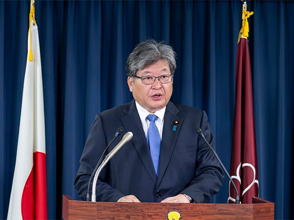 役員連絡会後 萩生田幹事長代行 記者会見