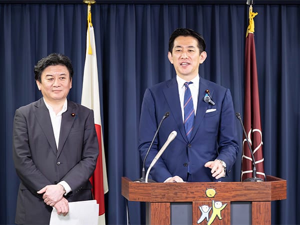 小林 鷹之 政務調査会長 記者会見