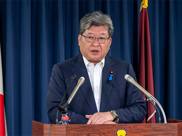 役員連絡会後 萩生田幹事長代行 記者会見