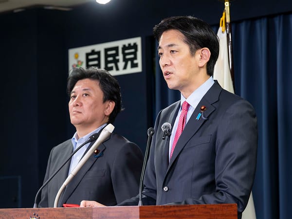小林 鷹之 政務調査会長 記者会見