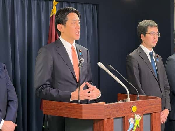 小林 鷹之 政務調査会長 記者会見