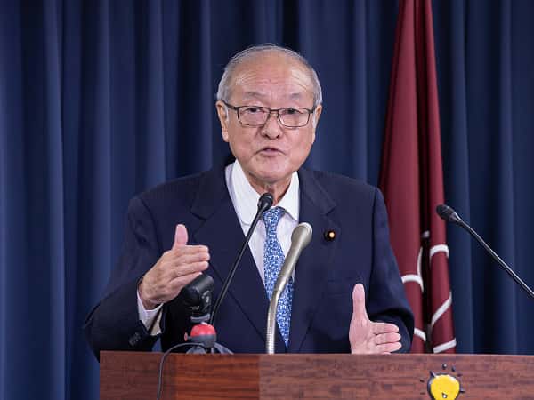 役員会後 鈴木幹事長記者会見