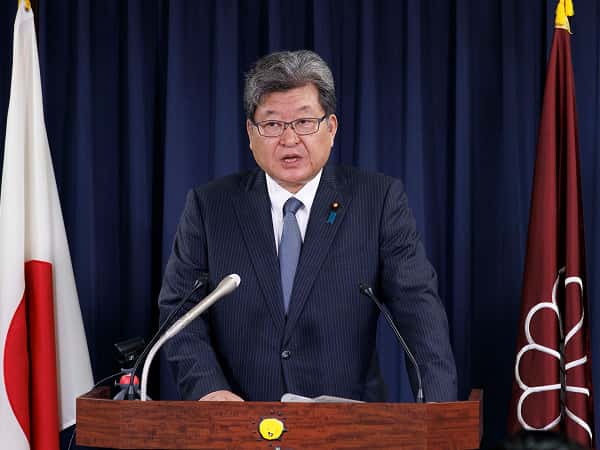 役員連絡会後 萩生田幹事長代行 記者会見