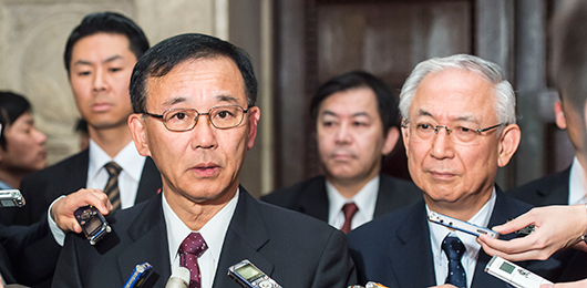 谷垣幹事長・井上公明党幹事長 谷垣幹事長・井上公明党幹事長