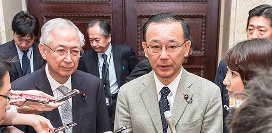 谷垣幹事長・井上公明党幹事長 谷垣幹事長・井上公明党幹事長