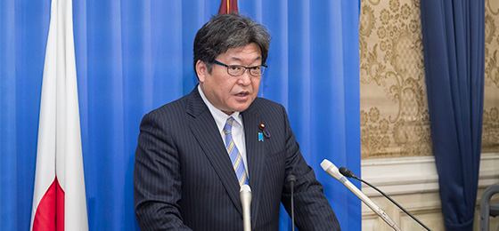 政府与党連絡会議後 萩生田幹事長代行記者会見