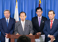 役員連絡会後 二階幹事長記者会見