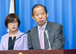 政府与党連絡会議後 二階幹事長記者会見