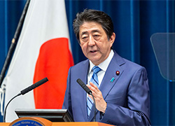 安倍内閣総理大臣記者会見