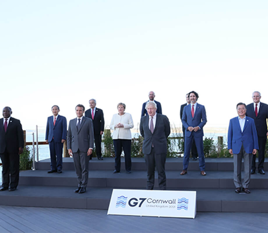 6月11日～6月13日 菅総理 イギリスを訪問 G7コーンウォールサミットに出席