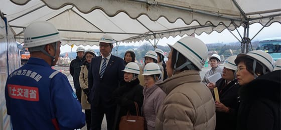 平成29年女性局幹事会被災地視察in熊本