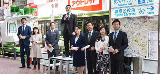 12月3日、4日で「風しん予防啓発街頭演説会」に参加いたしました！