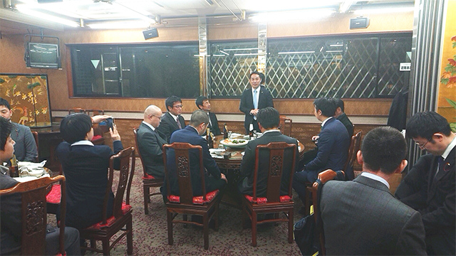 自民党兵庫県連青年局・部と兵庫県保育運営者若手有志の会との意見交換会
