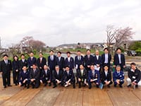 太平川視察の記念写真