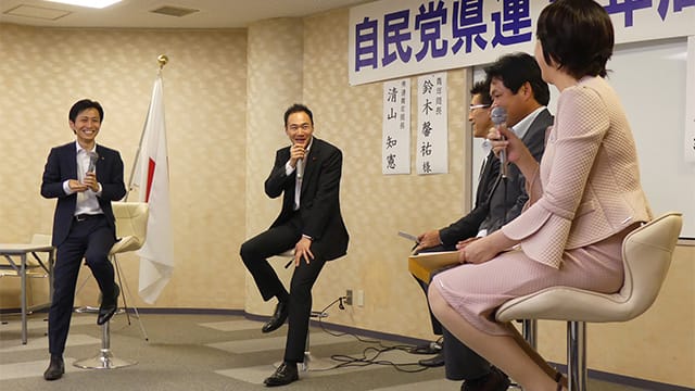 宮崎県連「青年局大会」に鈴木馨祐青年局長が出席