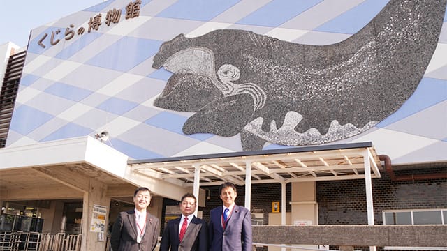 捕鯨文化に触れる研修に全国青年局メンバーが参加