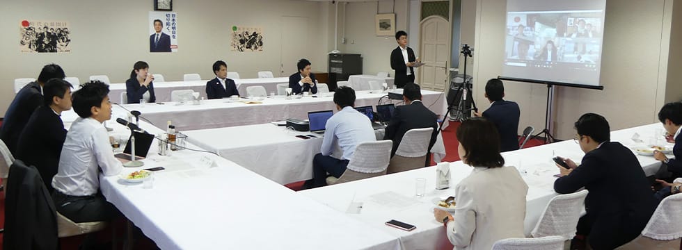 web会議で参議院選挙に向け意見交換を実施