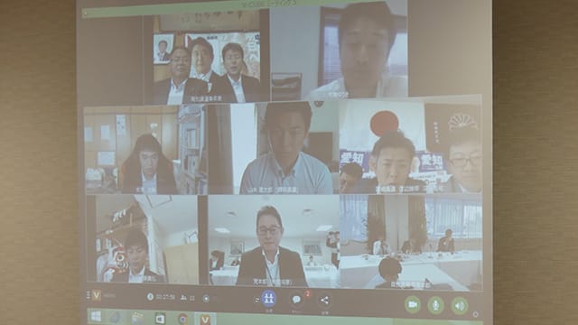 web会議で参議院選挙に向け意見交換を実施