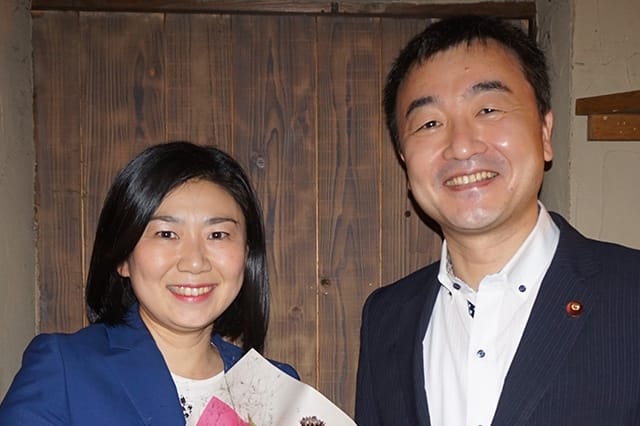 牧島かれん青年局長の局長就任に伴う挨拶まわり