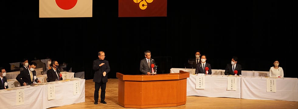 「竹島の日」記念式典に小野寺五典組織運動本部長、牧島かれん青年局長が出席