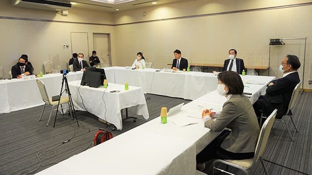 「竹島の日」記念式典に小野寺五典組織運動本部長、牧島かれん青年局長が出席