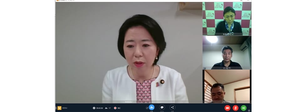 新型コロナウイルス感染症に関し青年局オンライン勉強会を緊急開催