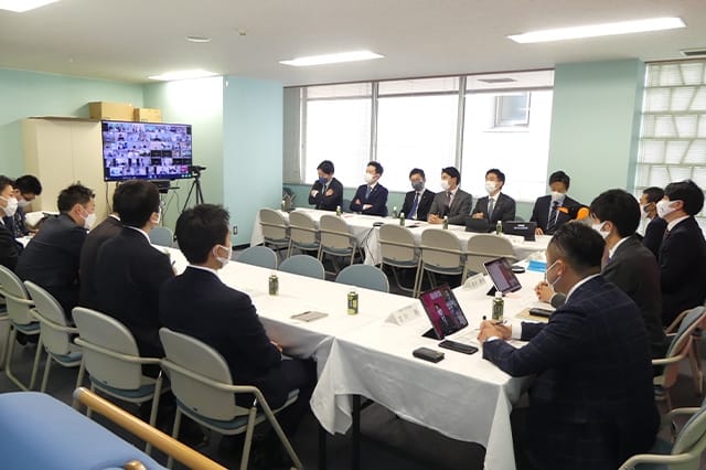 全国青年部長・青年局長オンライン意見交換会を開催