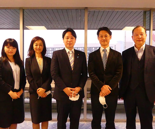 日本青年国際交流機構が小倉青年局長を表敬訪問