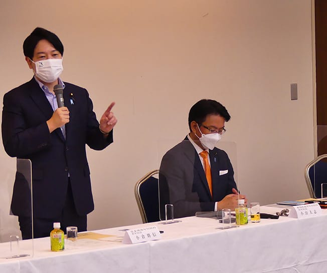 小倉局長らが新潟県内青年団体と意見交換・NINNOを視察