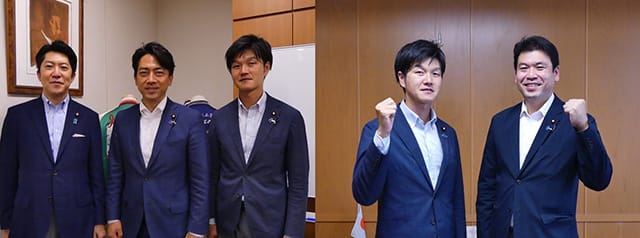 鈴木憲和青年局長の局長就任に伴う挨拶まわり(1)