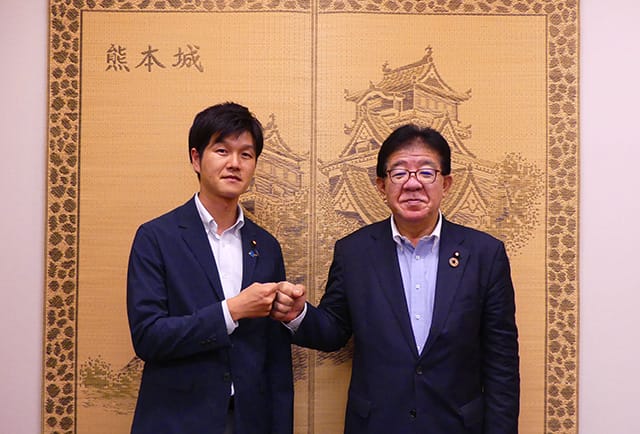 鈴木憲和青年局長の局長就任に伴う挨拶まわり(2)