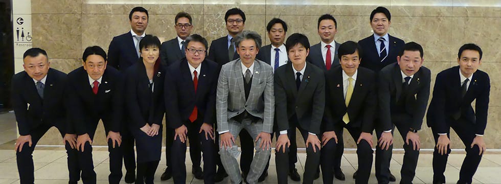 全日本トラック協会青年部会(金井健蔵青年部会長ら)との意見交換会