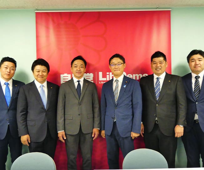 日本青年会議所が藤原崇青年局長を表敬訪問